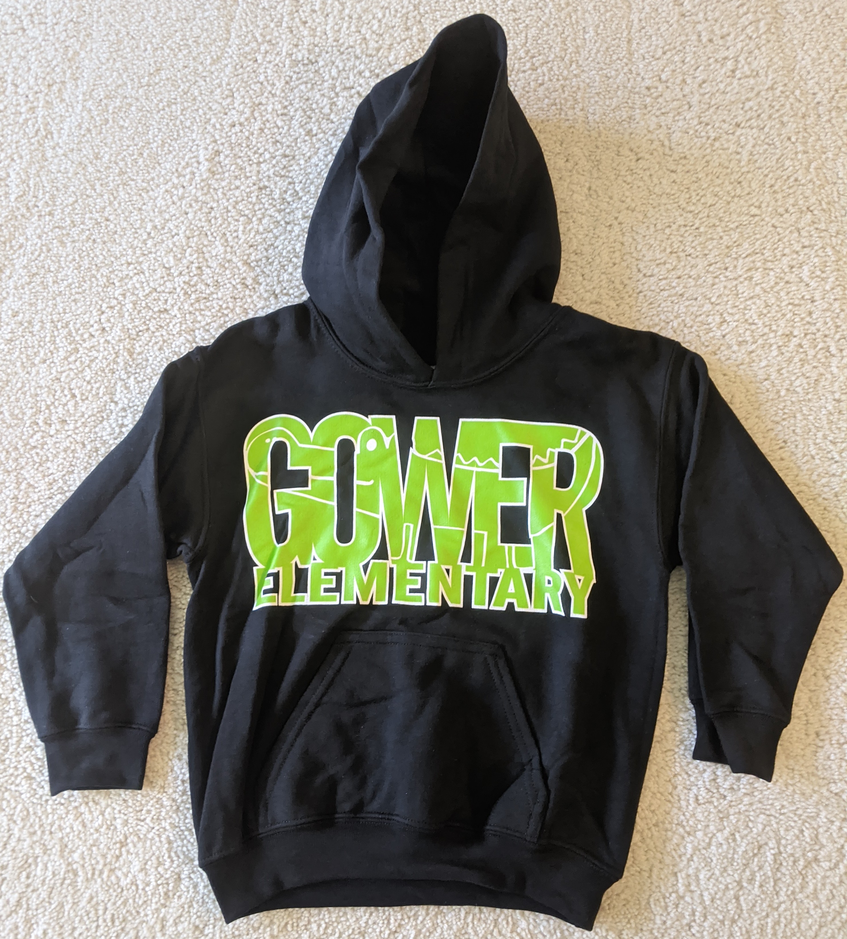 Hiding Gator Hoodie – Black | Gower PTO